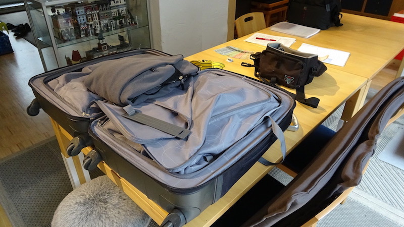 Einer der beiden Koffer